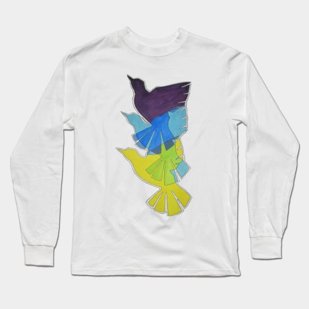 Fly Away Home Long Sleeve T-Shirt by MagsWilliamson